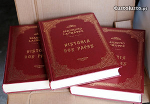 A história dos papas - Maurício Lachatre - 3 volumes novos
