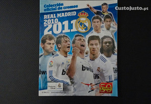 Caderneta de cromos de futebol completa Real Madri