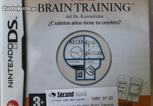 Jogo Nintendo Ds Más Brain Training
