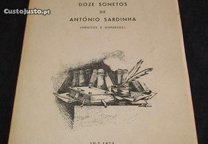 Livro Doze Sonetos de António Sardinha 1973