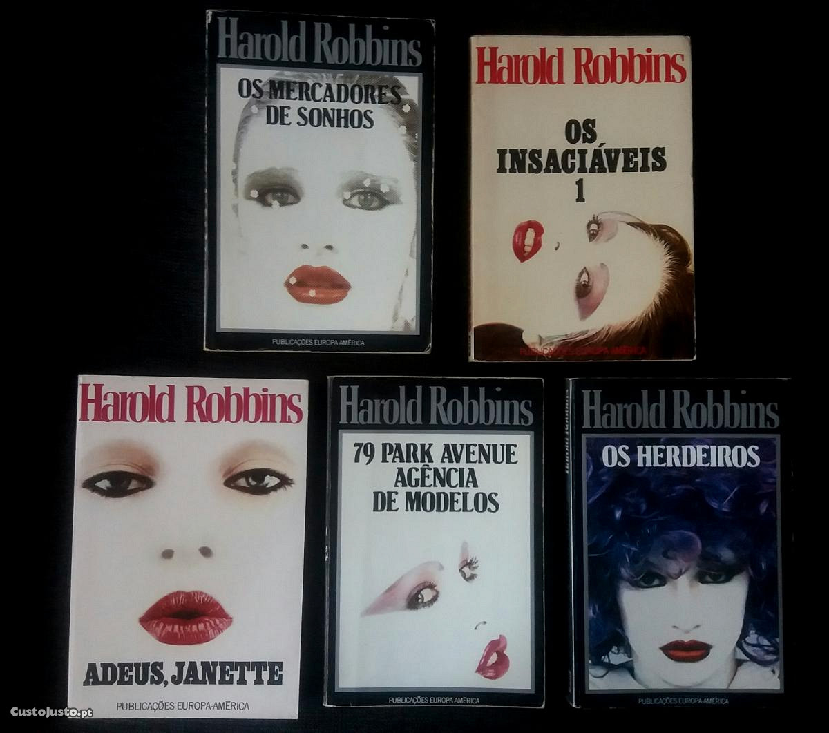 Lote livros Harold Robbins