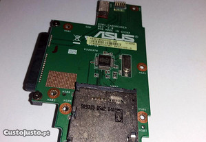 Placa Leitor de Cartões e Ligação HDD Asus K50