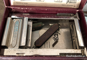 Máquina vintage para lâminas