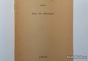POESIA Raúl de Carvalho // A Aliança 1958