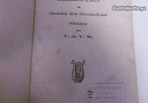 Selectas de Luiz de Camões- 1876