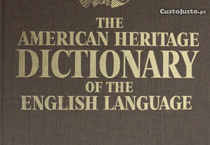 Livro " The American Heritage Dictionary Of The English Language "