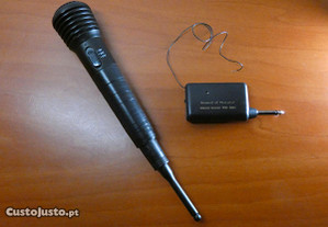 Microfone e receptor sem fio WM-308
