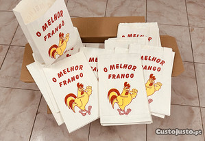 Sacos para frango assado papel anti-gordura