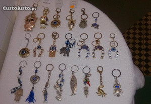 fashion jewelry, símbolos animais -21 porta-chaves