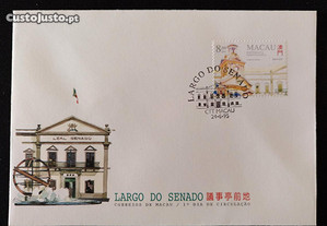 FDC - envelope do 1. dia - Largo do Senado - Macau - 1995