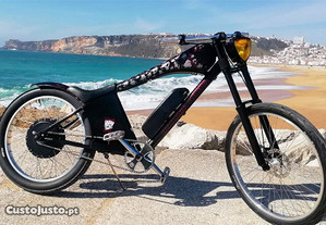 Bicicleta E-bike elétrica chopper customom