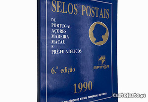 Selos postais 1990 (de Portugal, Açores, Madeira, Macau e Pré-Filatélicos)