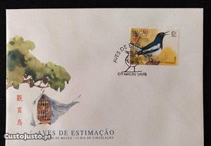 FDC - envelope do 1. dia - Aves de Estimação - Macau - 1995