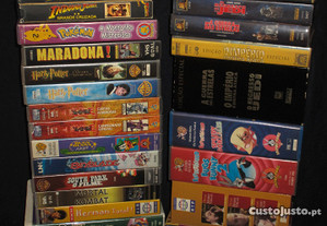 Filmes Infantis VHS originais português 