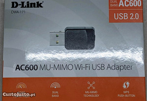 Adaptador D-Link DWA-171 USB AC600 Mini Wi-Fi