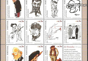 folha miniatura 25 Caricaturistas Portugueses 2005