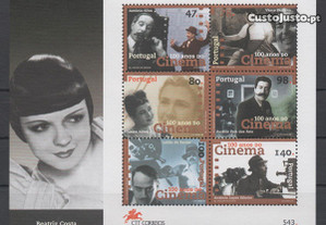 Bloco 174. 1996 / 100 Anos do Cinema em Portugal. NOVO.