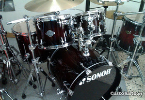 Bateria sonor select s drive smooth brown burst -