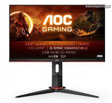 Monitor Gaming AOC 24G2U/BK 24' - 1 ms - 144 Hz IPS FreeSync + G-Sync/ SELADO