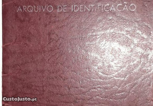 Documento Antigo bilhete de identidade 1952