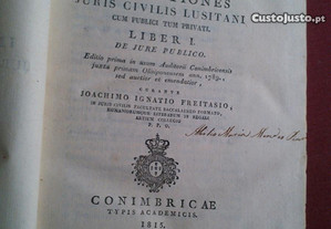 Pascoal José Melo-Institutiones Juris Civilis Lusitani-1815