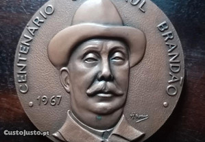 Medalha centenário de Raul Brandão