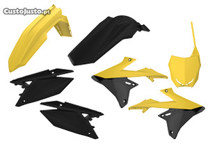 Kit plasticos polisport amarelo / preto suzuki rm-z 250 / 450