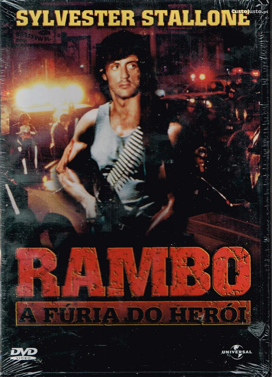 Filme Em Dvd: Rambo A Fúria Do Herói - Novo! Selado!