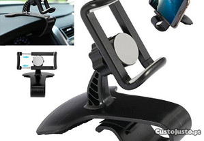 Suporte de clip universal 360º para telemóvel / smartphone para tablier do carro