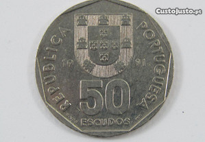 Moeda 50 escudos 1991