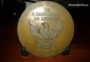 Medalhão Bombeiros S. Bartolomeu Messines