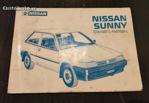 Nissan Sunny B12 N13 - Manual de Proprietário