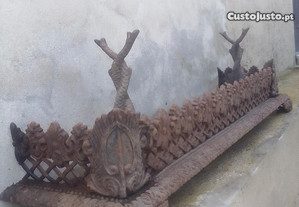 Guardabarros chimenea victoriana ferro fundido