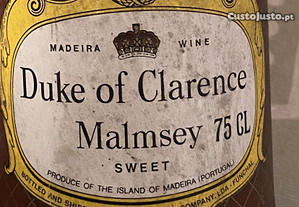 Madeira Wine Blandys Duke of Clarense Malmsey Sweet