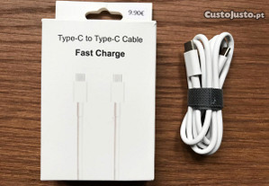 Cabo Type-C para Type-C (USB-C para USB-C)-MacBook