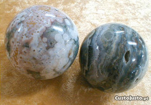 Bola mineral semi-precioso jaspe orbicular 6,2cm
