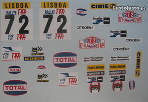 Decalque - Citroen SM Proto - Rally de Portugal 72