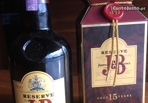 Whisky J&B 15 anos 40vol,70cl.