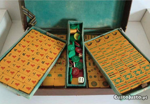 Guardanapo De Papel Design de Azulejos de jogos Mahjong