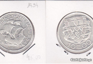 Portugal 10$00 1934 baixa de preço