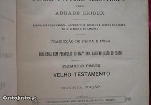 Biblia Popular Illustrada. Antigo e Novo Testamento. Abbade Drioux. 1884