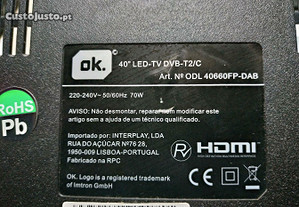 TV ok led-tv dvb-72/c