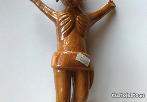 ARTESANATO 1983: "Cristo" em barro vidrado por Júlia Ramalho