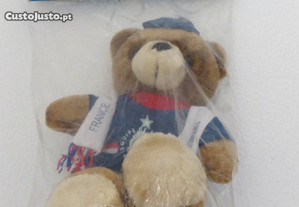 Urso peluche Oficial da FFF Mascote equipa França - Medida: 22 cm Novo, embalado e com etiqueta