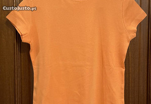Tshirt básica laranja