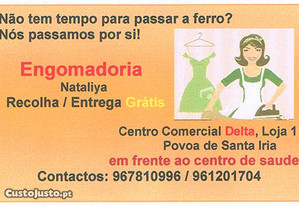 Engomadoria - Recolha / Entrega