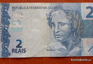Nota do Brasil. 2 reais