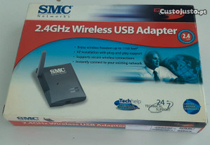 Adaptador Wireless 2.4 GHz Wi-Fi USB EZ Connect SMC Funcional