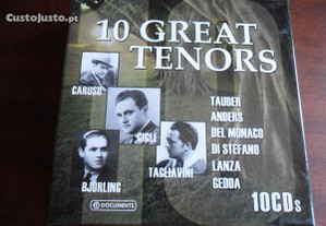 "10 Great Tenors" - 10 CD Box Set - Membran Music