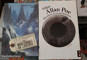 Obras de H.P. Lovecraft e Edgar Allan Poe